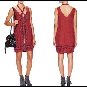 Free people diamond & snake beaded dress medium